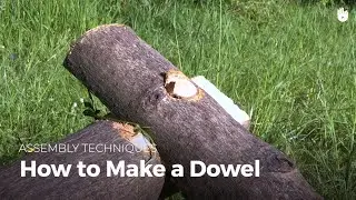 How to Make a Dowel | Bushcraft