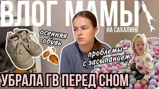 Убрала ГВ перед сном | Проблемы с засыпанием | Идеальная осенняя обувь | Влог мамы (120)