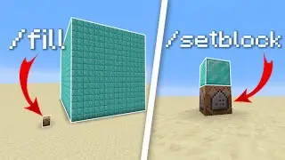 Команда fill и setblock. Как пользоваться командой fill