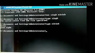 How to delete file through del command in command prompt (DOS)👍only 30sec👍