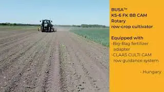 BUSA KS-6 FK BB CAM Rotary row-crop cultivator, Solt (Hungary)