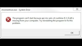 How to Fix api-ms-win-crt-runtime-l1-1-0.dll Missing