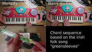 Circuitbent toy piano and Arduino Drum Kit Demo Song