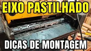 Eixo PASTILHADO, dicas e DETALHES  da montagem DW733 #dewalt #madeira #marcenaria