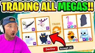 I Trade ALL MEGA Adopt Me *NEW* Halloween Pets! Shocking! Roblox!