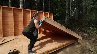 Wood Shed Build Part 2 Building walls