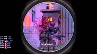 Tripple headshot to a +60 on bots!
