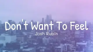 Josh Rubin - Don't Want To Feel (Lyrics)