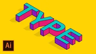 Simple Isometric Text Effect | Adobe Illustrator