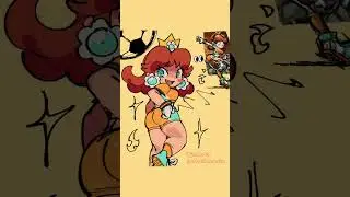 Daisy from Mario Strikers | Speed Drawing ✏️