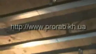 Монтаж потолка из гипсокартона