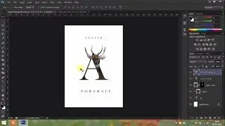How to Create Letter Portrait ¦  Photoshop Tutorial