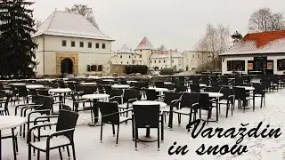 Varaždin in snow - Postcard