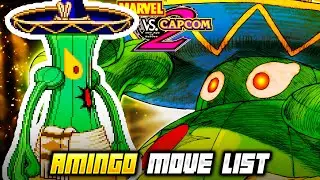 AMINGO MOVE LIST - Marvel vs. Capcom 2: New Age of Heroes (MvC2)