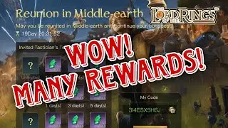 Reunion in Middle-earth Events Gives more Gems!!!! CHECK THIS OUT!