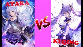 C0 AYAKA VS C1 KEQING - Damage showcase