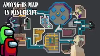 Among Us: Among Us The Skeld Map In Minecraft!