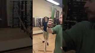 cutting thicc bamboo with the Cloudhammer S5 Surging Dragon katana