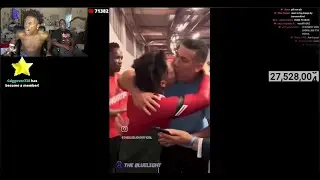 ENGLISH OR SPANISH? Ishowspeed Kiss Ronaldo When They Meet😂(hilarious)