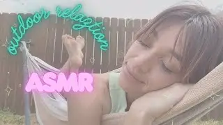 relaxing whisper asmr outside 🌾