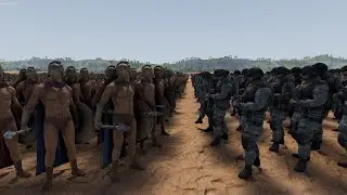 10.000 SPARTANS VS 1000 MODERN SOLDIERS / EPIC BATTLE / UEBS 2
