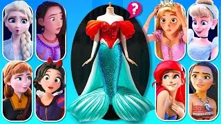 🔥 Guess the Character by Crown, Dress & Shoe #4 | Princess Disney Character Quiz, Disney Song