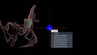 HOW TO ADD LEGEND IN TOPOGRAPHICC PLAN IN CAD