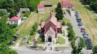 Prymicje ks. Gabriela. Kościół św. Józefa Rzemieślnika w Maszkienice Małopolska. ks. Gabriel Matras.