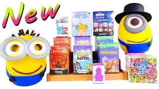 Play Doh Surprise Eggs Minions Kidrobot Blind Box Unboxing DCTC ZerO Toys Videos