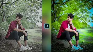 Blue And Lime Green Tone Lightroom Photo Editing Tutorial | Lightroom Se Photo Editing Kaise Kare