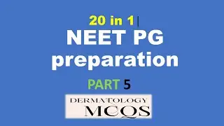 20 in 1 | INICET 2023|NEETPG preparation |oneliners|dermatology