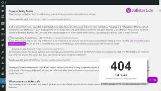 Compatibility mode for ticket URL - Event Tickets With Ticket Scanner