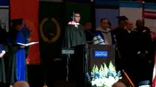 Robert Nunez Singing National Anthem at University of Memphis 2016 Commencement