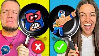 BRAWL STARS PANCAKE ART CHALLENGE