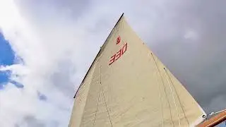 Sailing SCAMP Wildflower on a winter day 2-25-2023