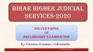 BIHAR HJS 2020 PRE SOLVED