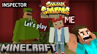 I Played Subway Surfer In Minecraft || Subway Surfer Minecraft Mod+Map.
