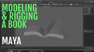Modeling & Rigging a Book in Maya - Time Lapse