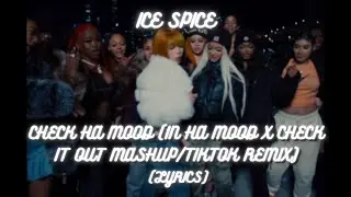Ice Spice - check ha mood (in ha mood x Check It Out Mashup/TikTok Remix) (Lyrics)