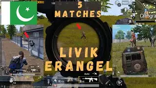 5 Matches In Pubg Livik And Erangel Map | Pubg Mobile Pakistan | Universal Gaming Official