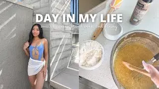PRODUCTIVE DAY IN MY LIFE (small business, brand work + baking)