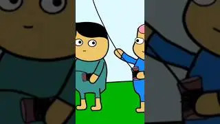 adu layangan bang #animation #animazis #shorts
