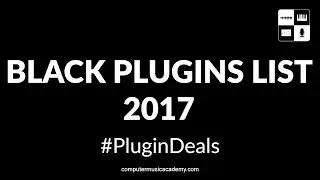 Black Plugins List 2017 - 