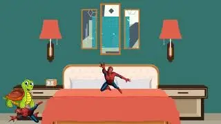 Спайдерменчики прыгают на кроватке🥰 #spiderman