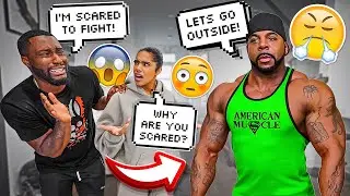 ACTING SCARED TO FIGHT IN FRONT OF MY FIANCE! *HILARIOUS*