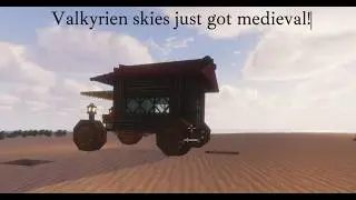 Reins Mod Showcase- Pull Valkyrien Skies vehicles with Animals!