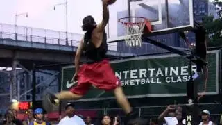 5'9 TDub INSANE Warm Up Dunks from BoingVert show @ Rucker Park