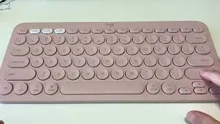 [Typing sound test]  Logitech K380 Pink