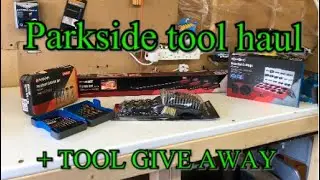 parkside tool haul + (tool giveaway)!!!!