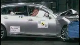Краш-тест Lexus GS от EuroNCAP. Фронтальный удар